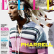 Pharrell Williams appearing on the cover of Elle UK
Elle UK
